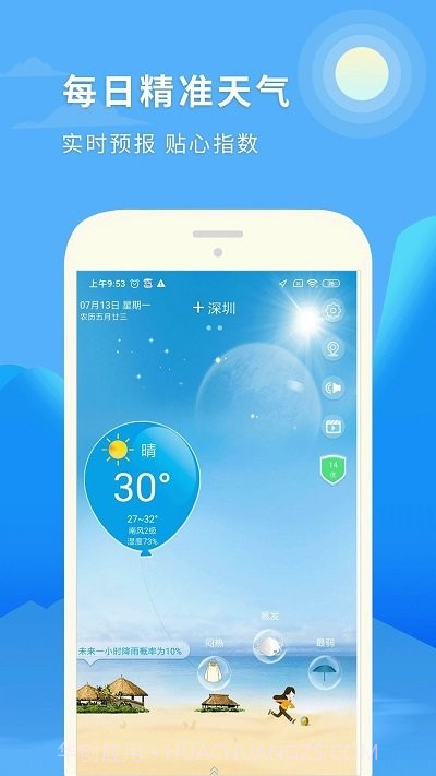 七彩天气预报15日截图1