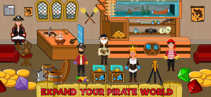 假装海盗城镇生活截图1 假装海盗城镇生活截图1