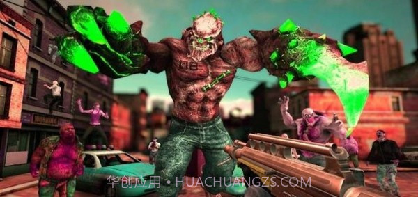 僵尸3D死城射击截图2