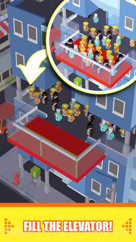 拥挤电梯手游截图3 拥挤电梯手游截图3
