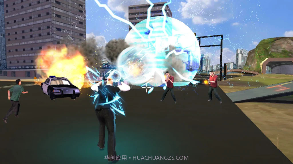 警察绳索英雄城市战斗截图2