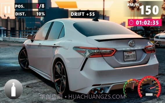 凯美瑞混合动力车驾驶截图3