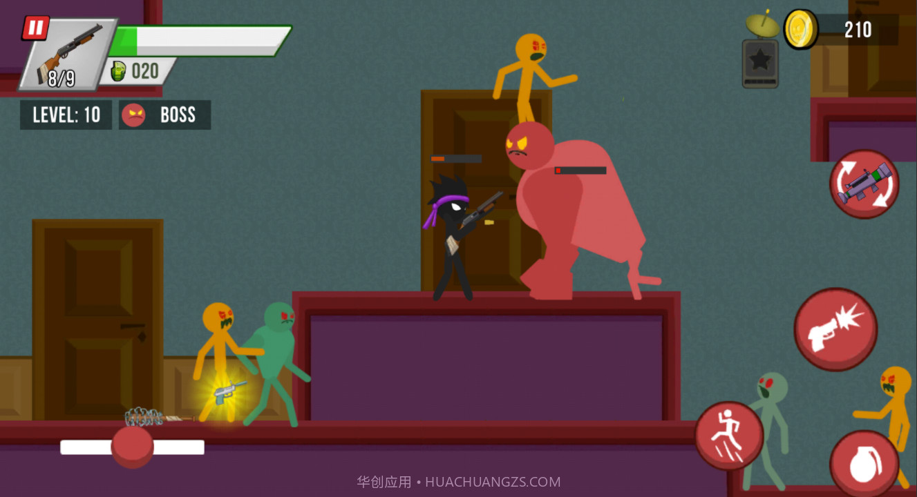 火柴人僵尸射击内置菜单版截图1 火柴人僵尸射击内置菜单版截图1