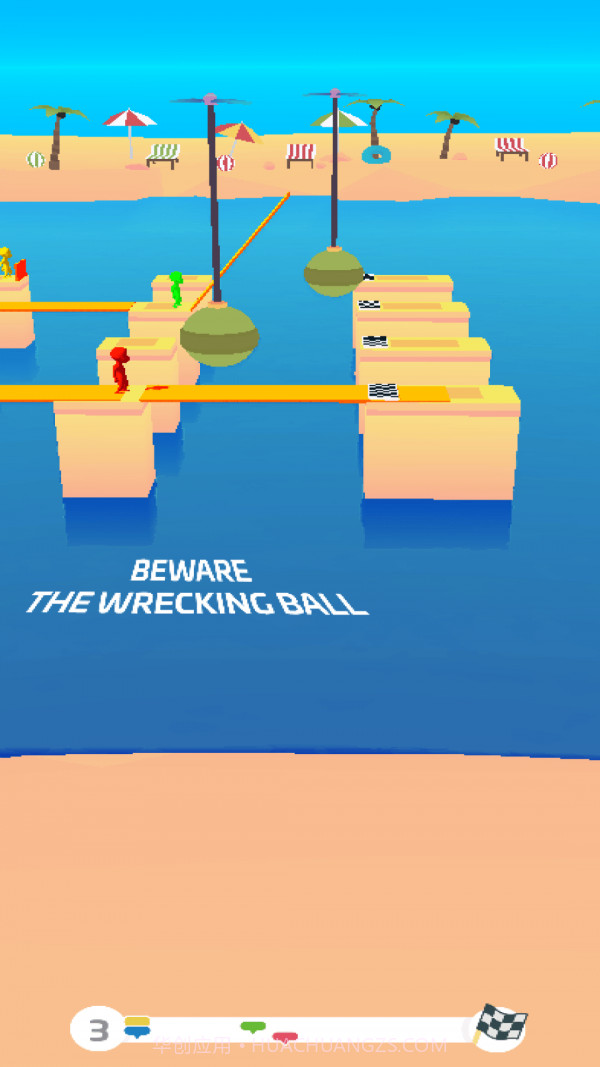 木桥赛跑3D截图3 木桥赛跑3D截图3