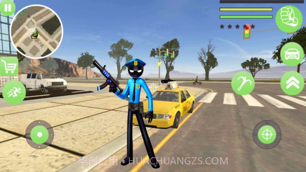 火柴人警察绳索英雄截图2 火柴人警察绳索英雄截图2