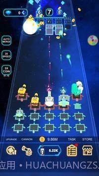 大炮防御科幻闲置截图2