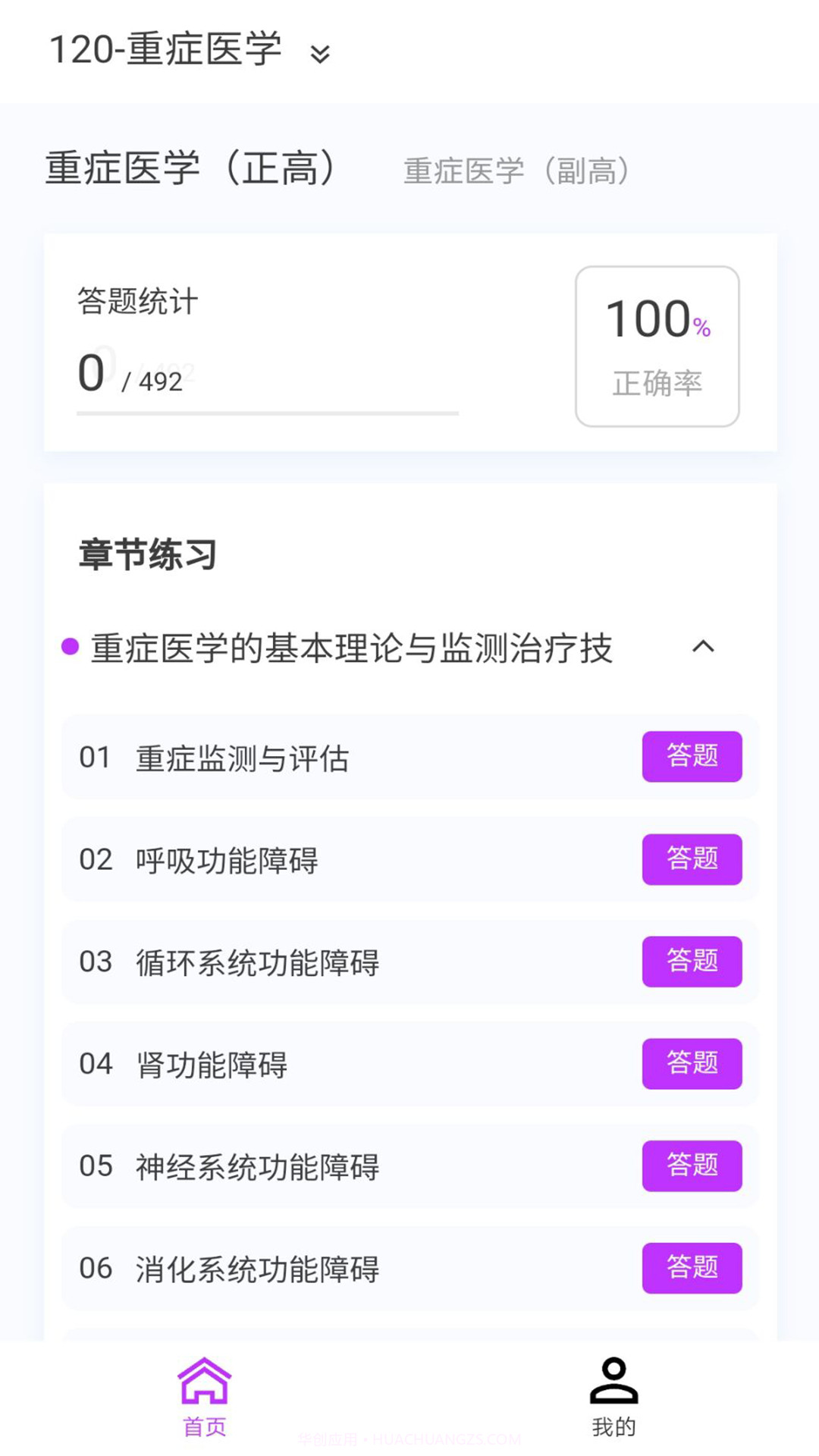 重症医学新题库截图1 重症医学新题库截图1