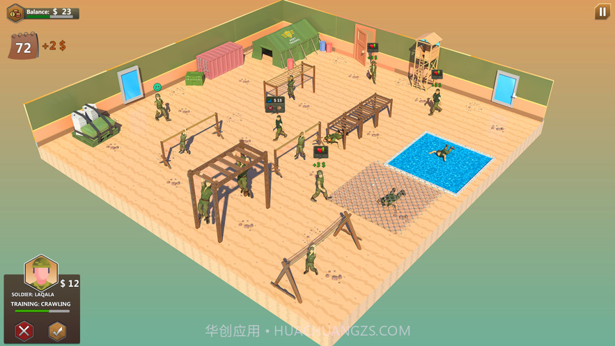 陆军健身训练空闲模拟截图2