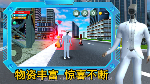 监控人逃离音响人截图4