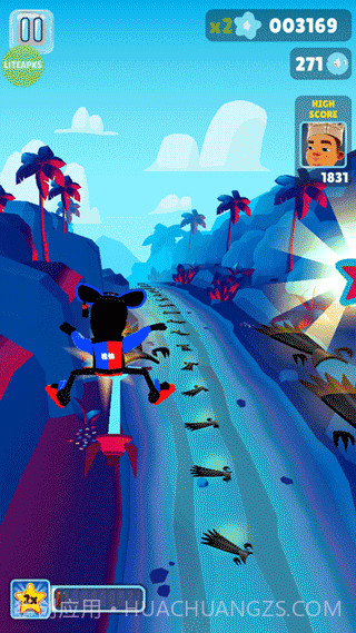 地铁跑酷根灿魔改夏威夷截图2 地铁跑酷根灿魔改夏威夷截图2