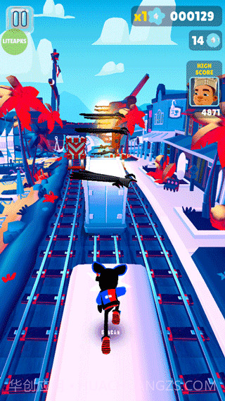 地铁跑酷根灿魔改夏威夷截图3 地铁跑酷根灿魔改夏威夷截图3