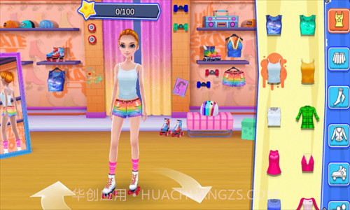 轮滑女孩截图2 轮滑女孩截图2