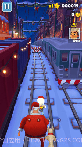 地铁跑酷圣诞版(Subway Surf)截图1 地铁跑酷圣诞版(Subway Surf)截图1