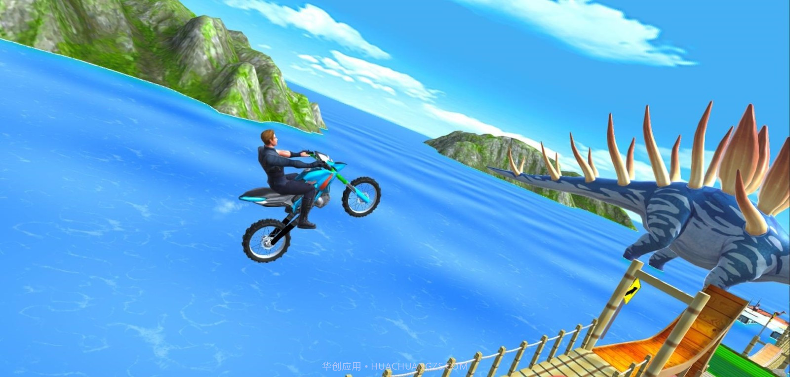 侏罗纪摩托车特技截图2