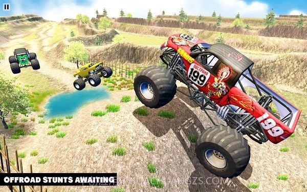 艰难的怪物卡车越野驾驶模拟器截图2 艰难的怪物卡车越野驾驶模拟器截图2