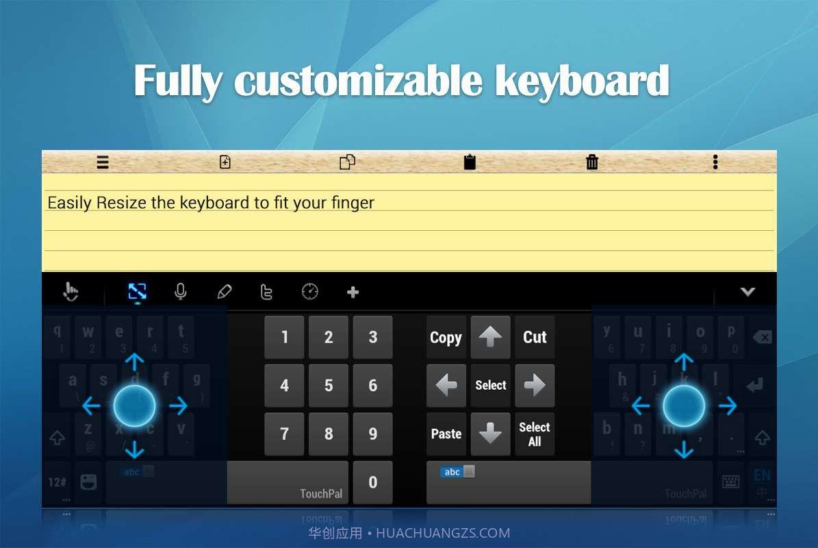 触宝输入法 HD for Pad截图2 触宝输入法 HD for Pad截图2