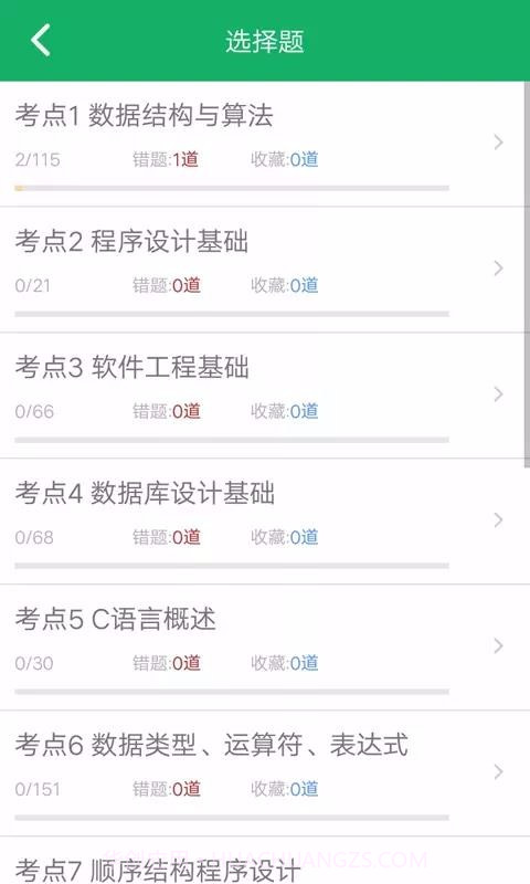 C语言二级题库截图1 C语言二级题库截图1