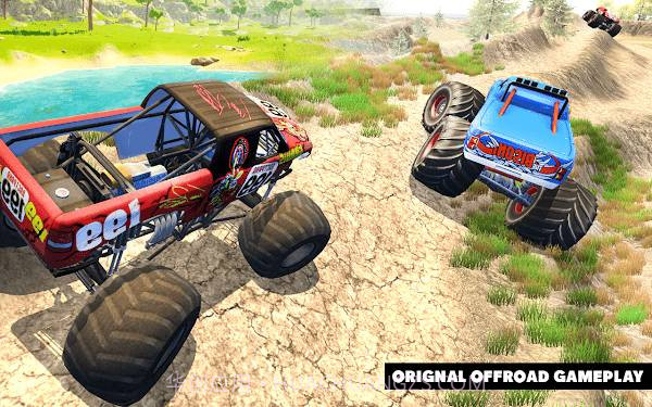 艰难的怪物卡车越野驾驶模拟器截图1 艰难的怪物卡车越野驾驶模拟器截图1