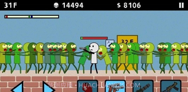 火柴人与枪3僵尸射手截图1 火柴人与枪3僵尸射手截图1