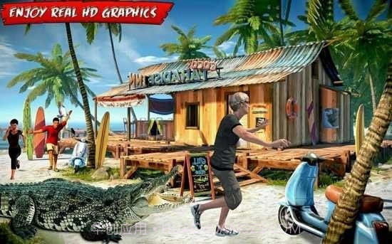 鳄鱼海滩攻击模拟器截图1