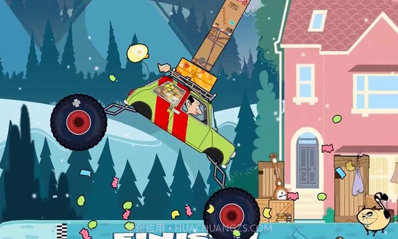 憨豆先生送快递截图2