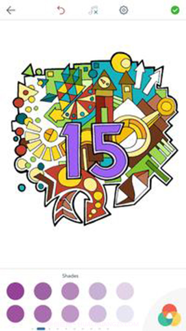 成人数字涂色书v1.0截图4 成人数字涂色书v1.0截图4