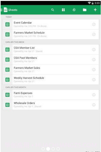 Google表格:Google Sheets截图2 Google表格:Google Sheets截图2