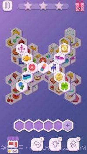 瓷砖六边形配对截图1