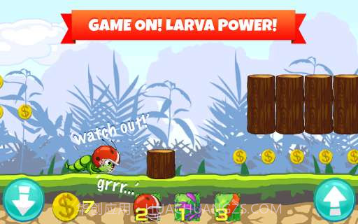 疯狂幼虫 Crazy Larva Run截图1