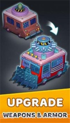 僵尸汽车塔防截图1