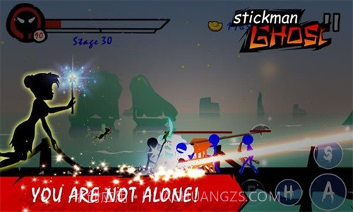 火柴人战士忍者突击截图1