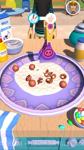 摆个地摊炒酸奶截图5