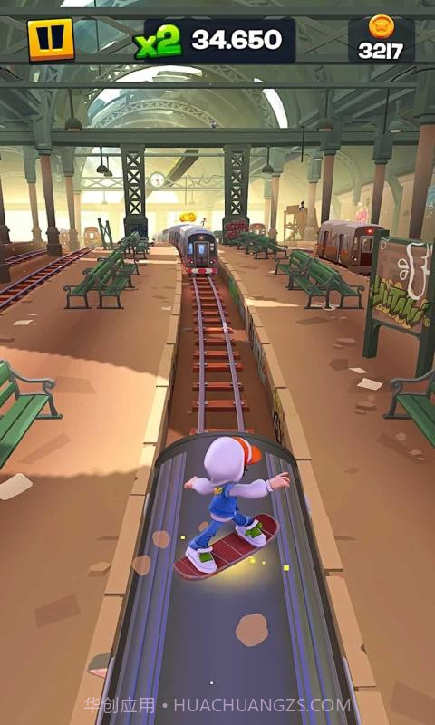 地铁跑酷滑板英雄内置菜单截图3 地铁跑酷滑板英雄内置菜单截图3