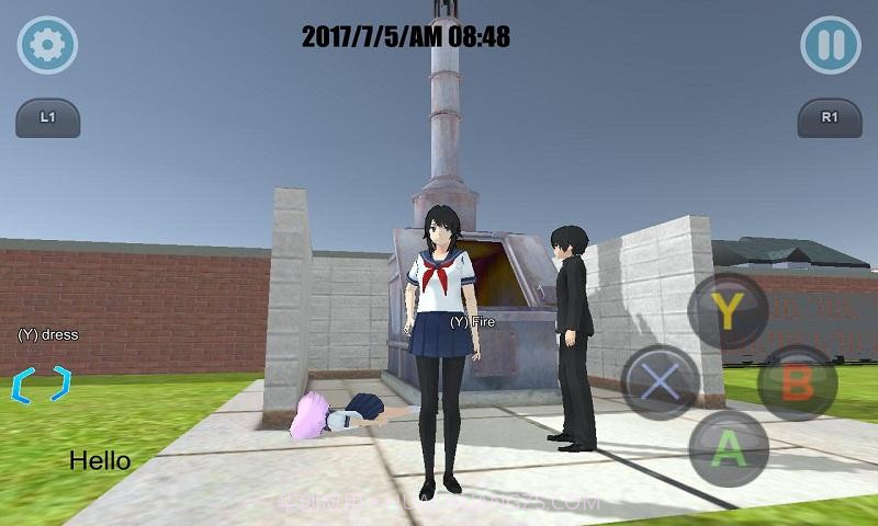 高校女生模拟器截图2 高校女生模拟器截图2