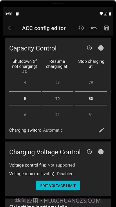 AccA(充电自定义控制)截图3 AccA(充电自定义控制)截图3