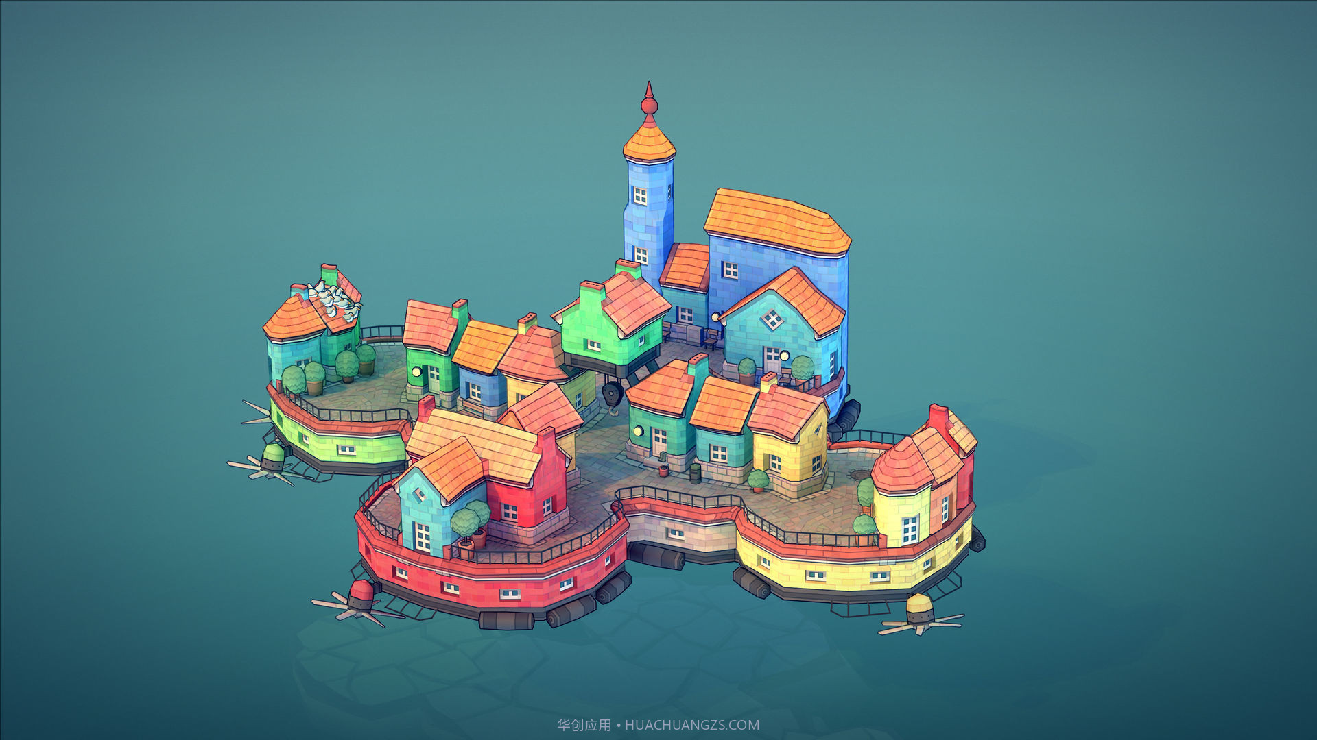 城镇叠叠乐中文版截图2