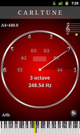 人声音域测试软件(CarlTune)截图1 人声音域测试软件(CarlTune)截图1