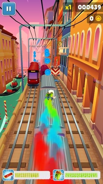 地铁跑酷威尼斯情人节蓝色金币版截图2 地铁跑酷威尼斯情人节蓝色金币版截图2