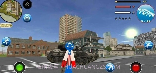 火柴人队长绳索英雄截图3