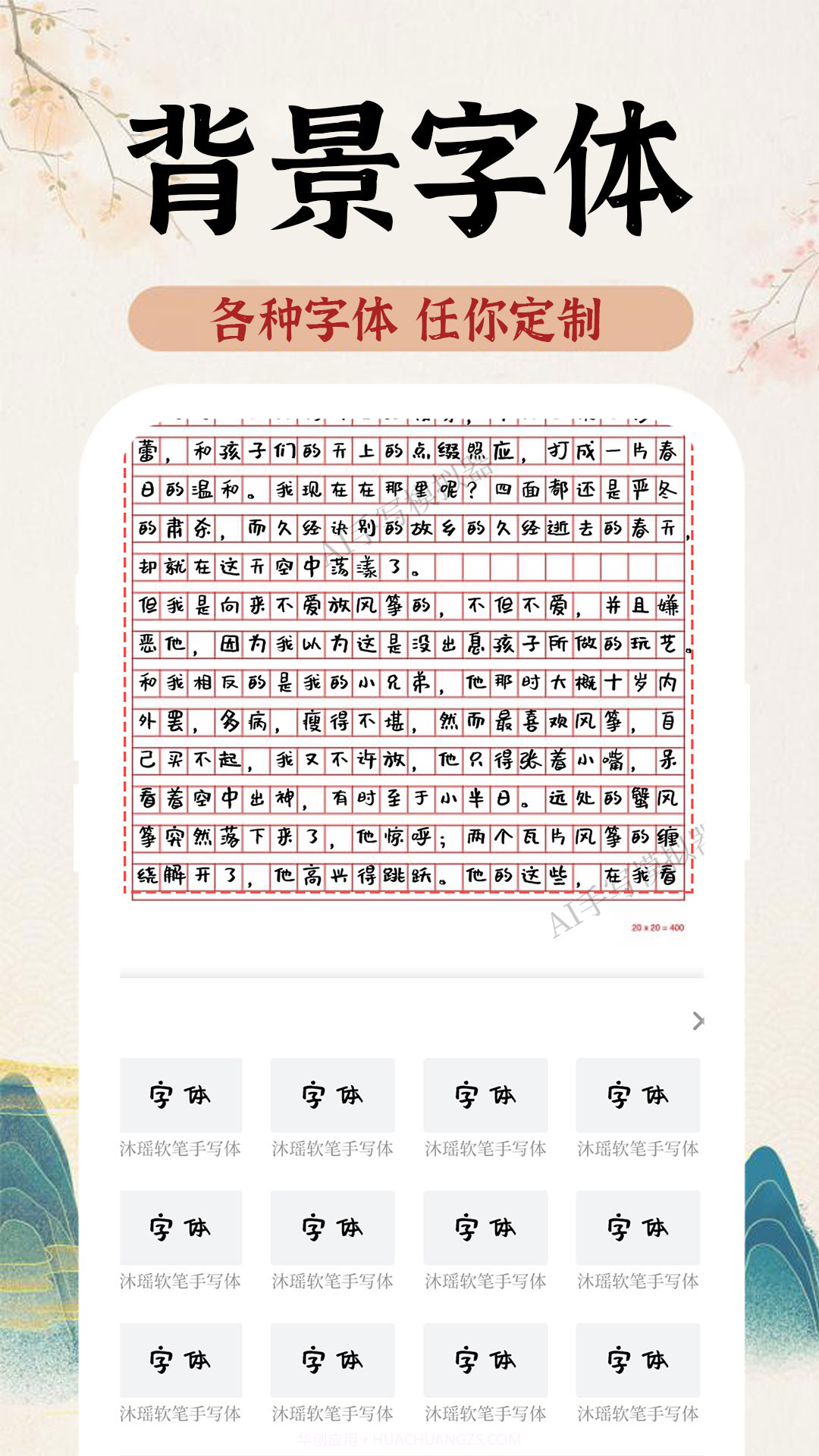 AI字迹模拟大师截图1 AI字迹模拟大师截图1