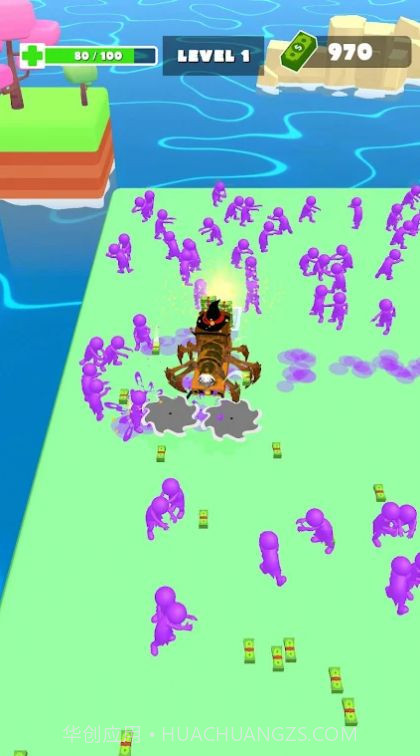 蜘蛛列车僵尸攻击截图2