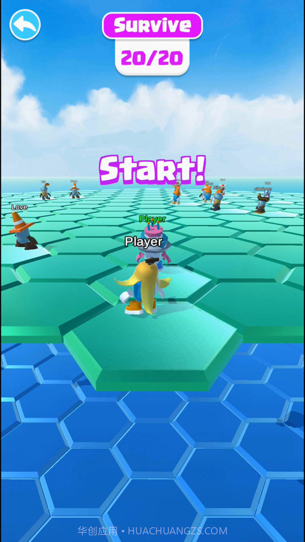 豆豆人六边形挑战截图2