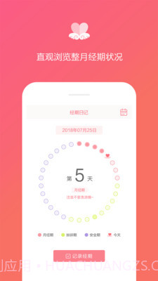 大姨妈经期日历截图2