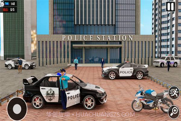 警车特技司机3d截图3