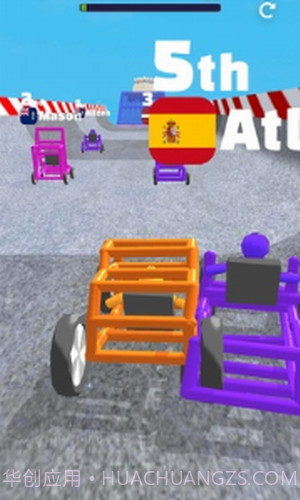 手绘赛车比赛截图1