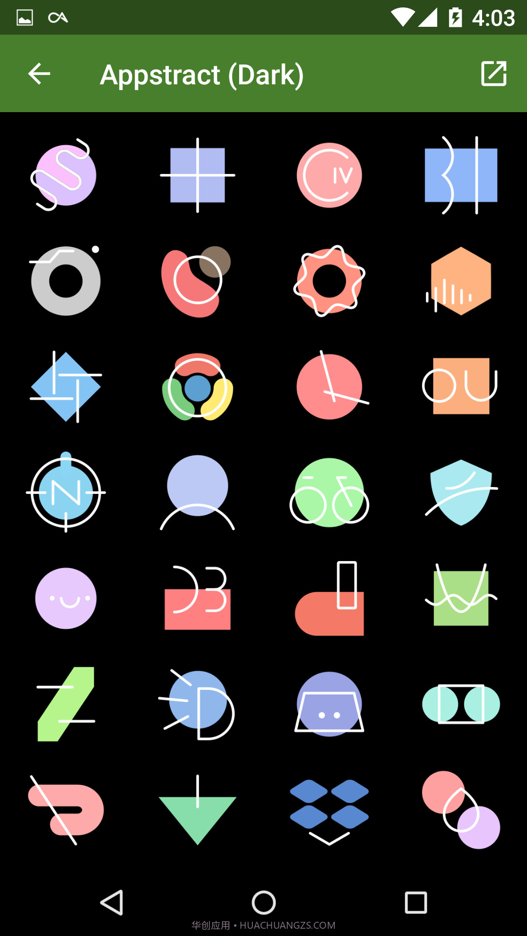 Appstract黑色图标包截图2