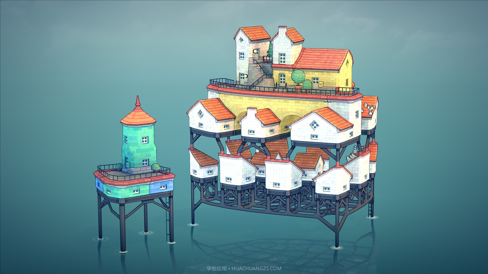 城镇叠叠乐Townscaper免费版截图3 城镇叠叠乐Townscaper免费版截图3