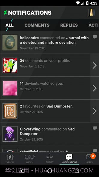 deviant art截图2