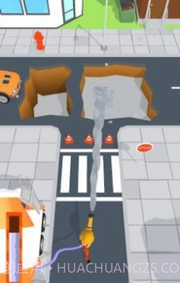 水泥罐车修路截图3