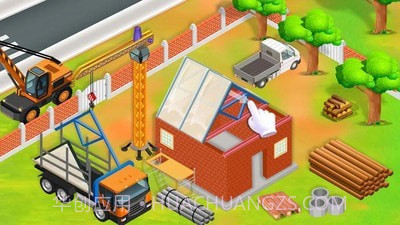 模拟挖掘机建房子截图5